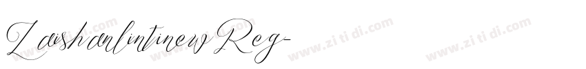 Zaishanlintinew Reg字体转换